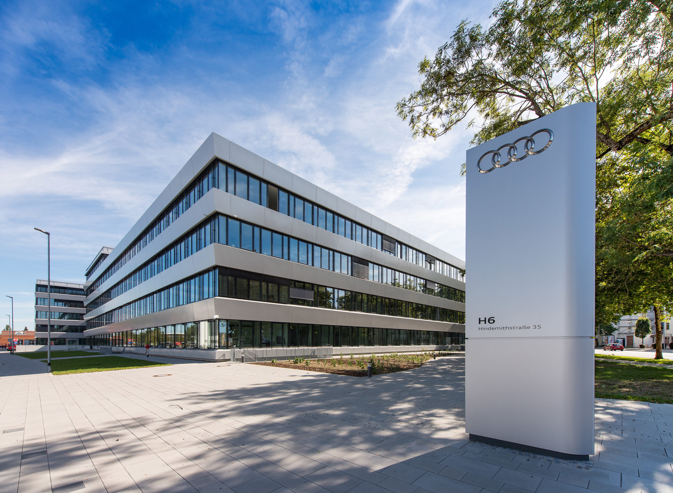 The new home of AUDI AG Sales and Marketing: Audi